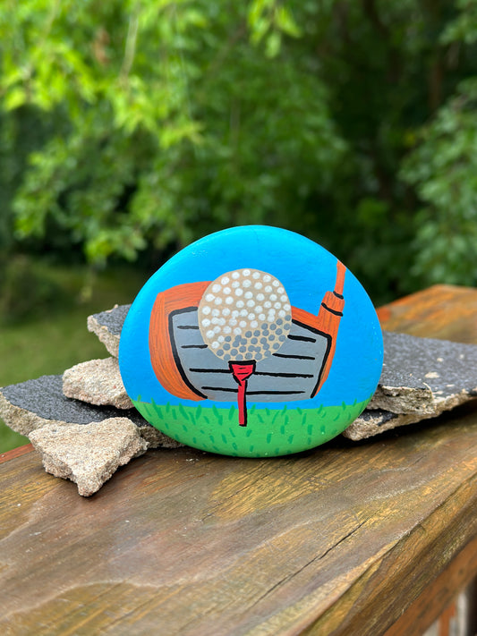 Rock art - Golfing (set)