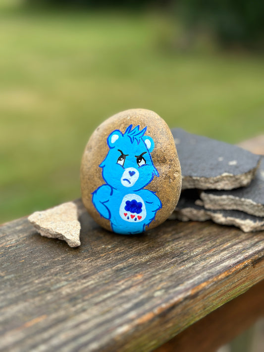 Rock art - Blue bear